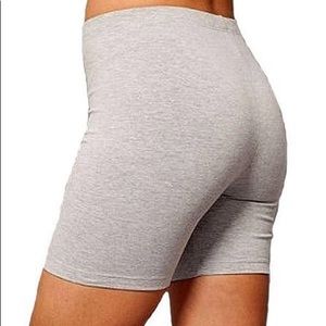 champion biker shorts grey